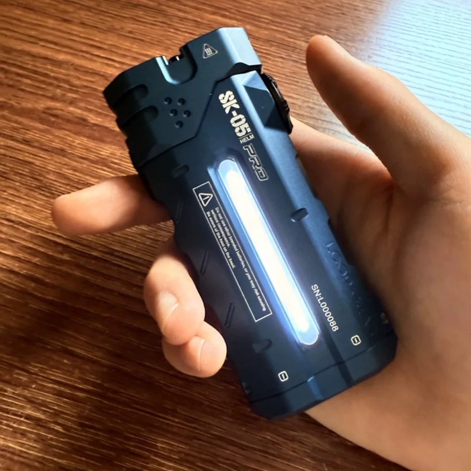 Powerful Flat LED Flashlight 4 - Power Bank review and price