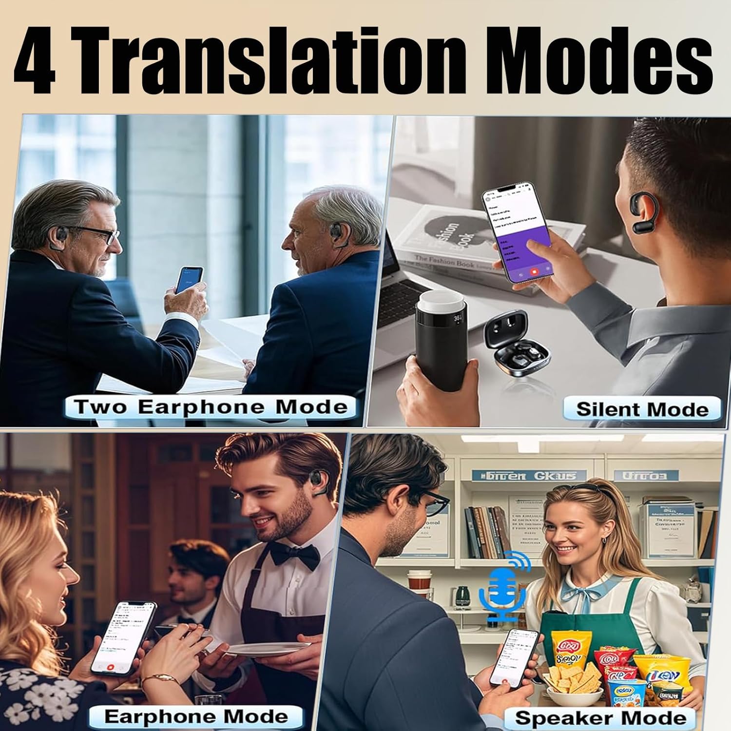 Advanced AI Translation Earbud - Headphones Wireless review and price