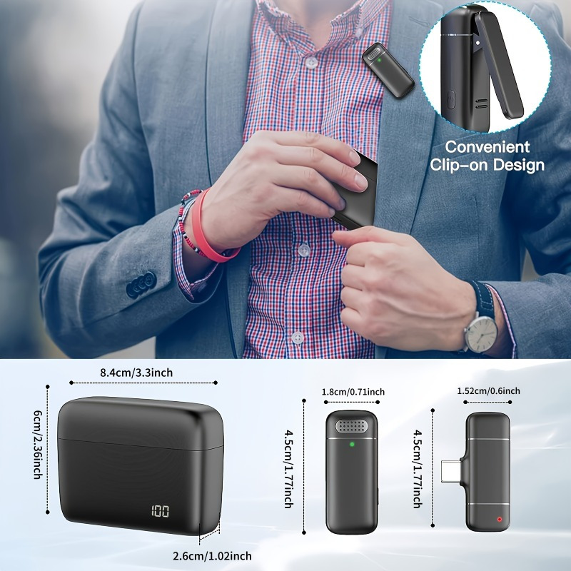 Wireless Lavalier Microphone w - Usb Charger review and price