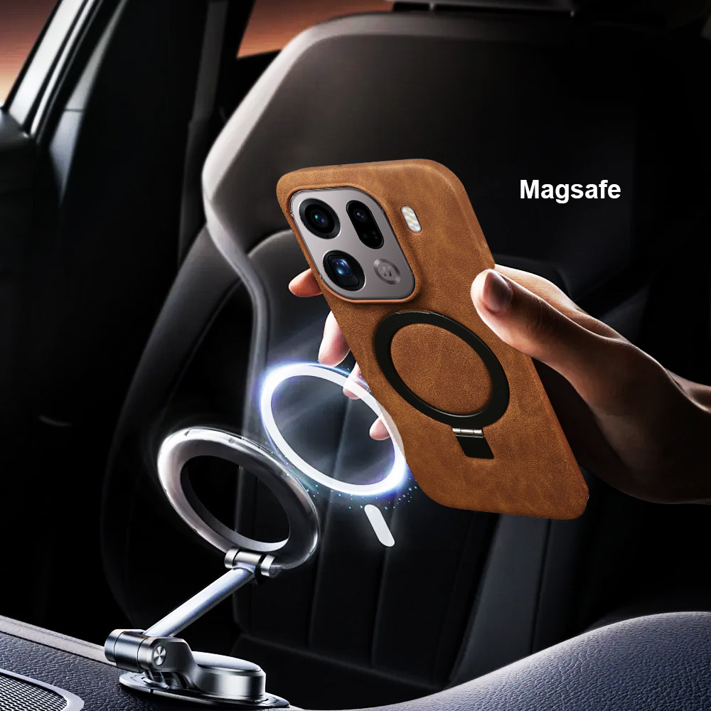Magnetic Bracket Ring Leather  - Oppo Find X8 review and price