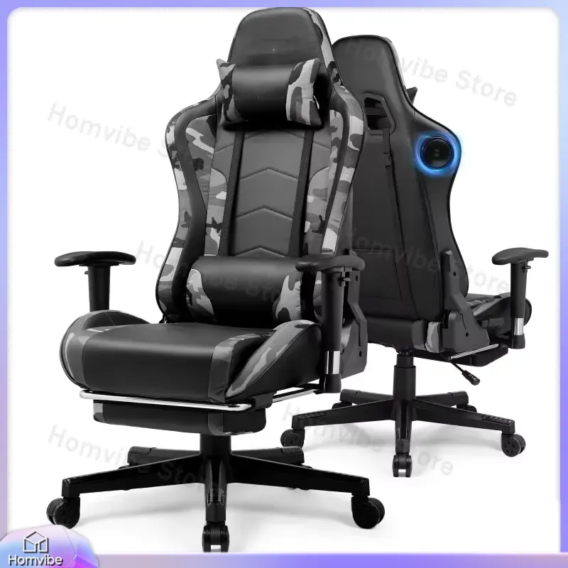 Ergonomic Gaming Chair with Bl - Bluetooth Speaker review and price